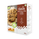 Gaia Dark Choco Chip Cookies 200G