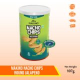 Makino Round Nachos Jalapeno Chips 107Gm