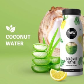 Raw Coconut Water Alove Vera Lemon 200Ml
