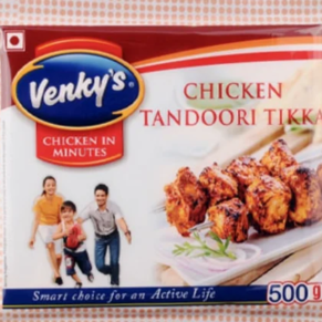 Venkys Chicken Tandoori Tikka 500G