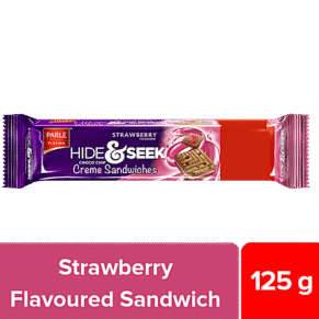 Parle H&S Strawberry Biscuits 25Ext. 125G