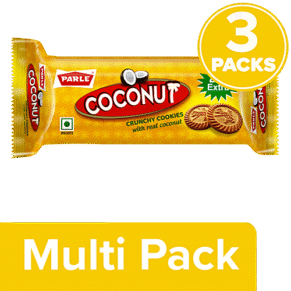 Parle Coconut Crunchy Cookies 76G