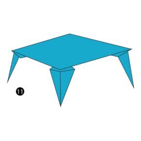 Origami Ss Pn(Table Top)32X32 50 Ptd