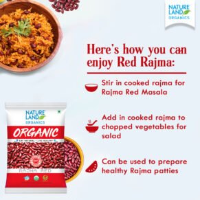 Nature Land Rajma Red 500Gm