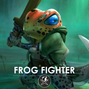 Frog Fighter Black