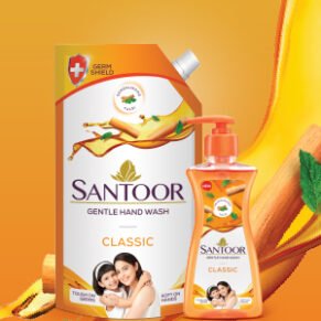 Santoor Classic Hand Wash 750Ml