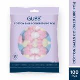 Gubb Cotton Balls Colored 50Pcs.