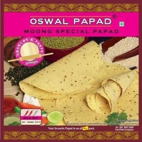 Oswal Moong Special Papad Mild Hot 400G
