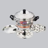 Kissan Copper Bottom Idly Cooker 4 With Plate