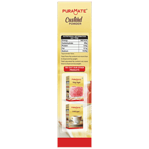 Puramate Custard Power Vanilla 100Gm