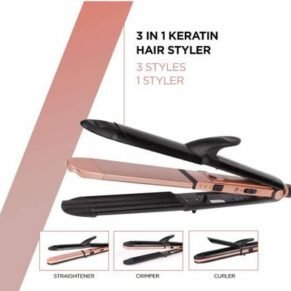 Vega Keratin Coated Plates 3-In-1 Hai Styler