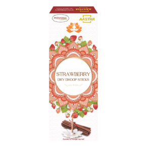 Ptg Aastha Strawberry Dry Dhoop Stick 10N