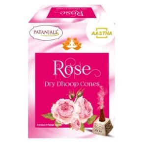 Ptg Aastha Rose Dry Dhoop Cones 20G