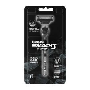 Gillette Mach3 Charcoal 4Pic