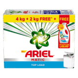 Ariel Matic Top Load 6Kg 4+2 Kg Free