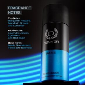 Denver Saxe Black Code Deo. 150Ml