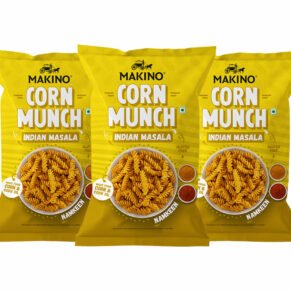 Makino Corn Munch Indian Masala Cc 150G