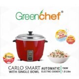 Greenchef Electric Rice Cooker 1.8 Ltr