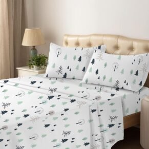 King Star Bed Sheet 108*108 1+2