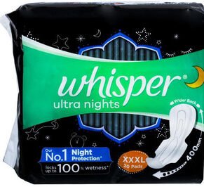 Whisper Bn Thick Xxxl 20 Pads